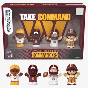 WASHINGTON COMMANDERS FISHER PRICE LITTLE PEOPLE SERIES 1